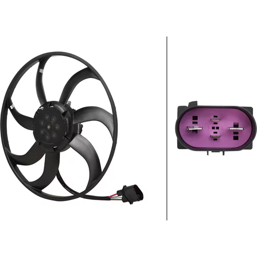 Ventilátor chladenia motora HELLA 8EW 366 420-341