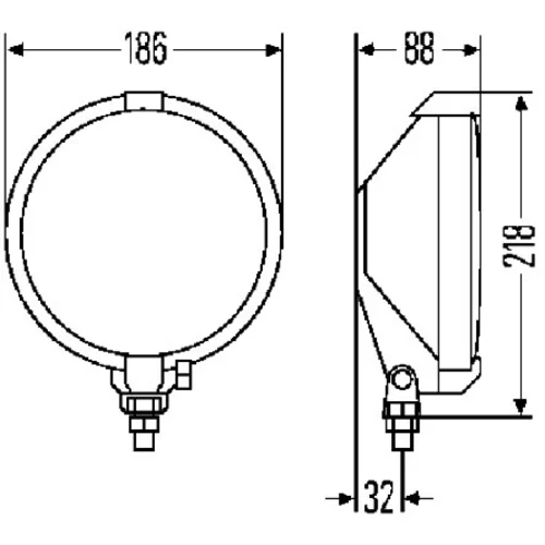 Diaľkový svetlomet 1F7 004 700-071 /HELLA/ - obr. 2