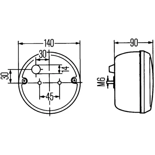 Pracovný svetlomet 1G4 997 033-011 /HELLA/ - obr. 3