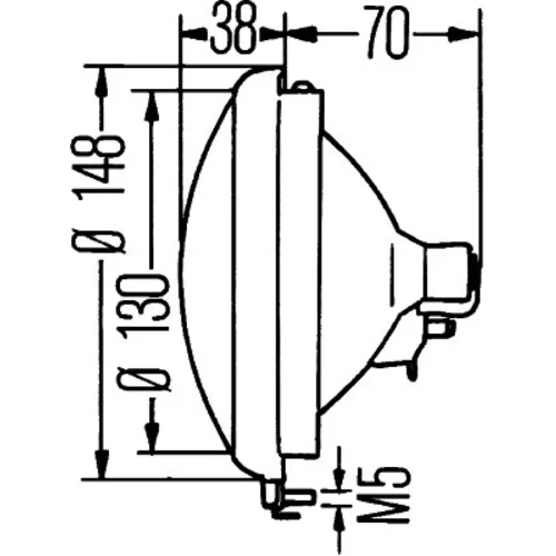 Vložka svetlometu, hlavný svetlomet 1S3 001 442-001 /HELLA/ - obr. 2