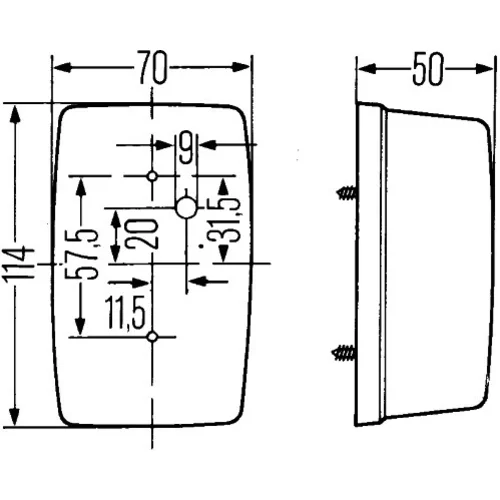 Smerové svetlo 2BA 002 324-021 /HELLA/ - obr. 2
