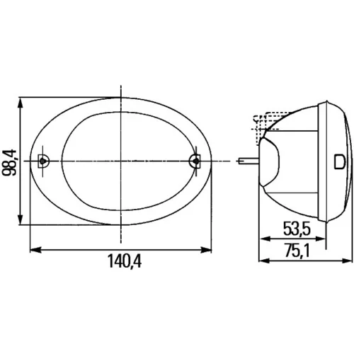 Zadné svetlo 2SB 344 130-407 /HELLA/ - obr. 1