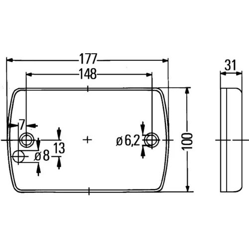 Zadné svetlo 2SB 980 606-701 /HELLA/ - obr. 2
