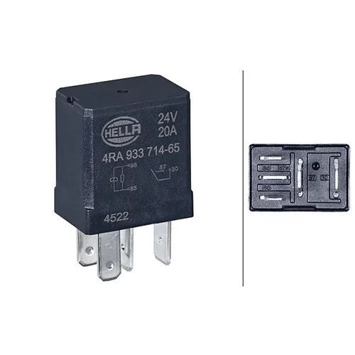 Relé pracovného prúdu 4RA 933 714-651 /HELLA/