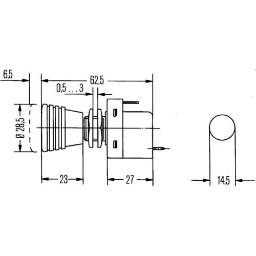 Spínač 6ED 004 778-021 /HELLA/ - obr. 1
