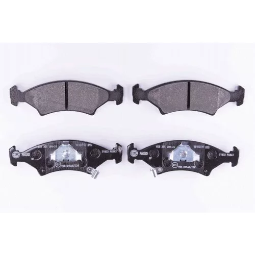 Sada brzdových platničiek kotúčovej brzdy 8DB 355 008-241 /HELLA/ - obr. 1