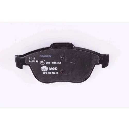 Sada brzdových platničiek kotúčovej brzdy 8DB 355 009-111 /HELLA/ - obr. 2