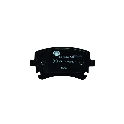 Sada brzdových platničiek kotúčovej brzdy 8DB 355 010-971 /HELLA/ - obr. 1