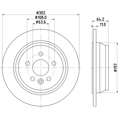 Brzdový kotúč 8DD 355 126-781 /HELLA/ - obr. 3