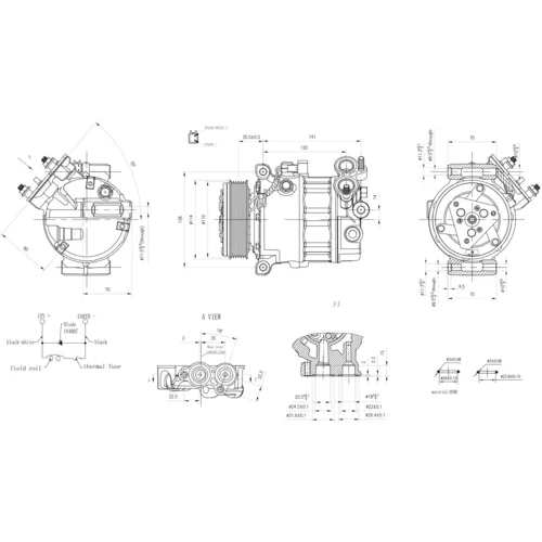 Kompresor klimatizácie 8FK 366 200-771 /HELLA/ - obr. 5