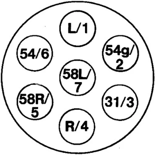 Zásuvka 8JB 001 941-002 /HELLA/ - obr. 1