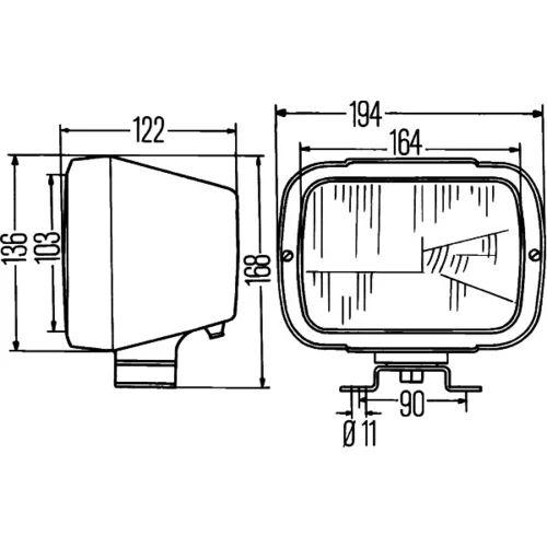 Hlavný svetlomet 1AB 004 231-001 /HELLA/ - obr. 2