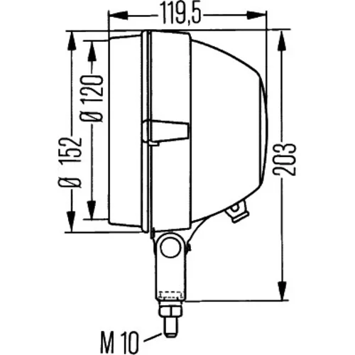 Pracovný svetlomet 1G3 005 760-201 /HELLA/ - obr. 3