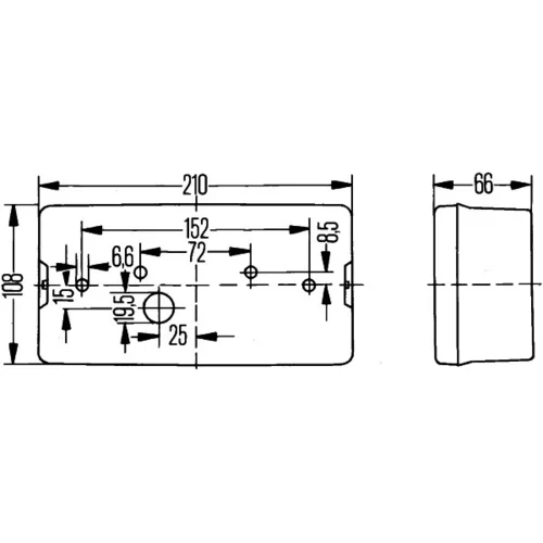 Zadné svetlo 2VP 006 040-127 /HELLA/ - obr. 1