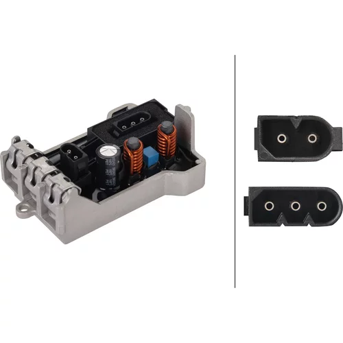 Regulator, ventilator vnutorneho priestoru HELLA 5HL 366 410-131