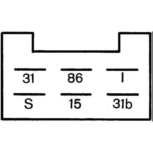 Relé intervalu stierania/ostrekovania 5WG 002 450-297 /HELLA/ - obr. 1