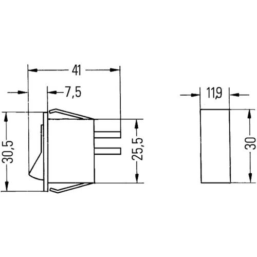 Spínač 6EH 004 406-001 /HELLA/ - obr. 1