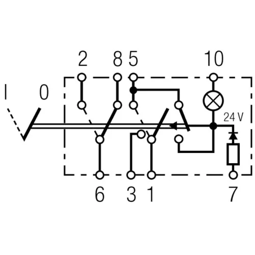 Vypínač výstražných smeroviek 6HH 004 570-451 /HELLA/ - obr. 3
