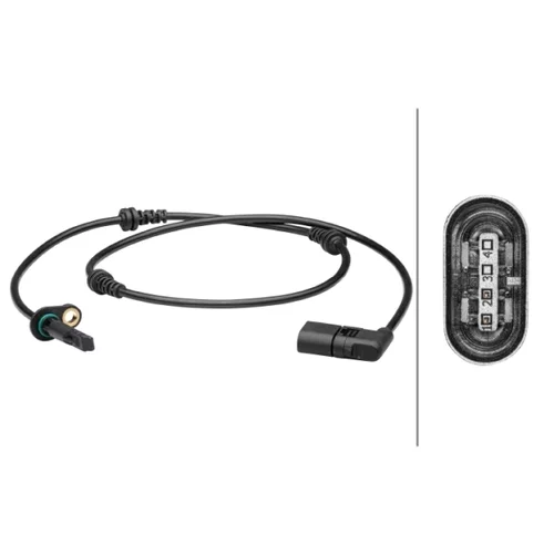 Snímač počtu otáčok kolesa HELLA 6PU 012 679-411