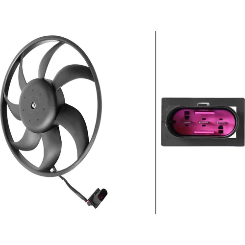 Ventilátor chladenia motora HELLA 8EW 366 420-231