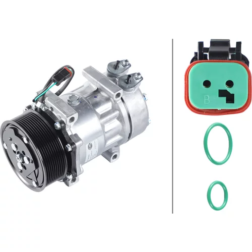 Kompresor klimatizácie HELLA 8FK 366 200-091