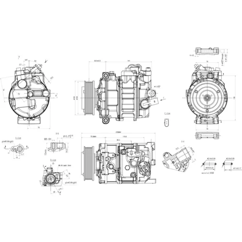 Kompresor klimatizácie 8FK 366 200-961 /HELLA/ - obr. 5