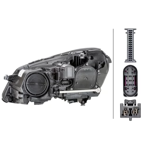 Hlavný svetlomet 1EX 011 066-621 /HELLA/ - obr. 1