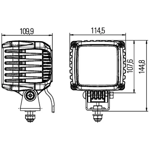 Pracovný svetlomet 1GA 996 189-001 /HELLA/ - obr. 2