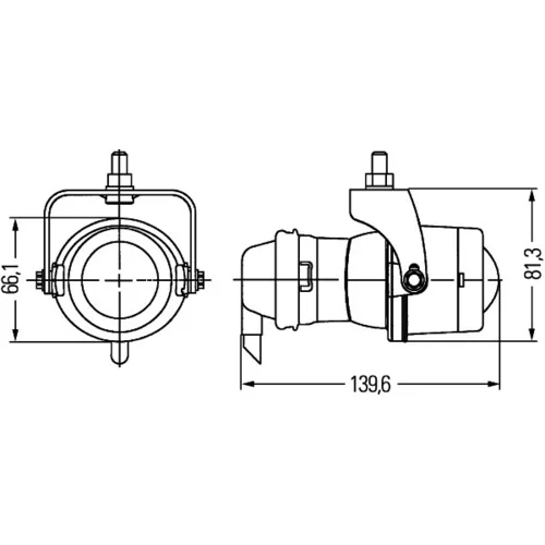 Hmlové svetlo 1NL 008 090-031 /HELLA/ - obr. 2