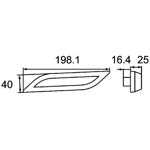Smerové svetlo 2BA 013 335-071 /HELLA/ - obr. 2