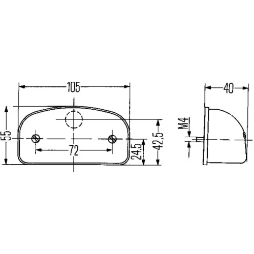 Osvetlenie poznávacej značky 2KA 001 386-231 /HELLA/ - obr. 2