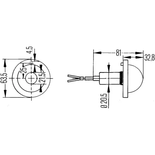 Polohové svetlo 2PF 007 205-007 /HELLA/ - obr. 1