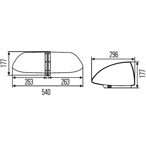 Signálny systém pre zásahové vozidlo 2RL 007 900-511 /HELLA/ - obr. 1