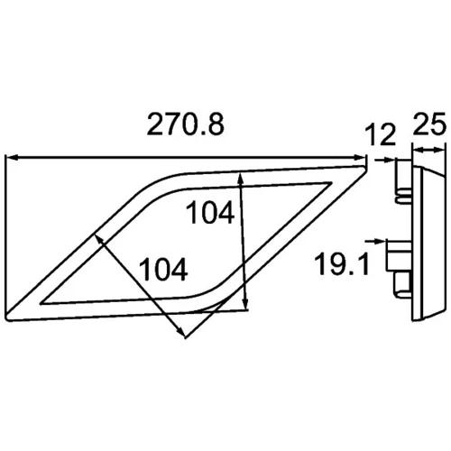 Zadné svetlo 2SD 013 342-251 /HELLA/ - obr. 1