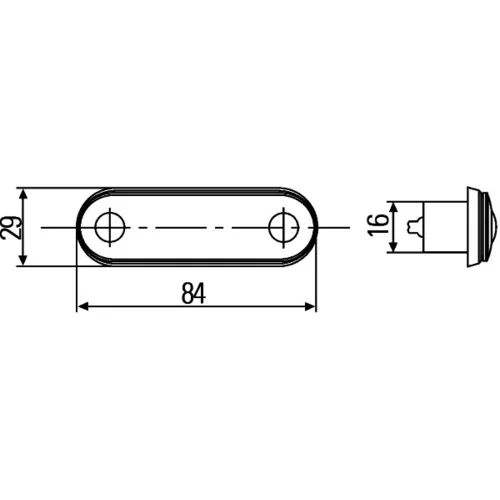 Nástupné svetlo 2XT 959 510-397 /HELLA/ - obr. 1