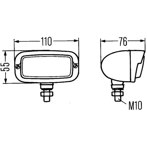 Cúvacie svetlo 2ZR 001 193-011 /HELLA/ - obr. 2