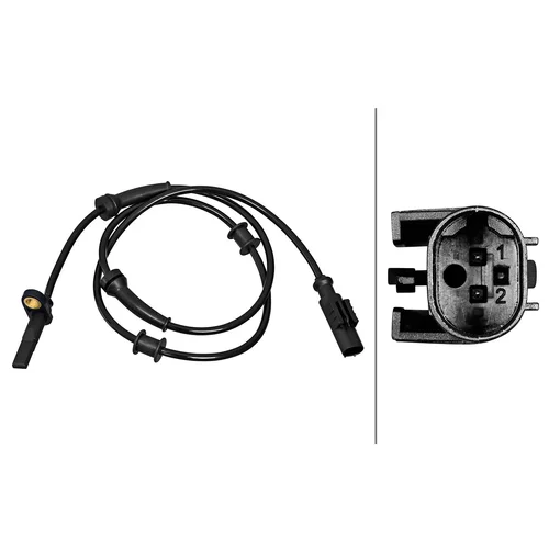 Snímač počtu otáčok kolesa HELLA 6PU 358 217-251