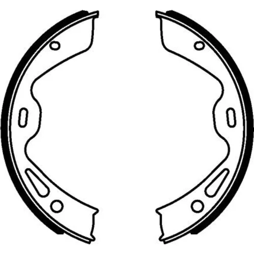 Sada brzd. čeľustí parkov. brzdy 8DA 355 050-961 /HELLA/ - obr. 1