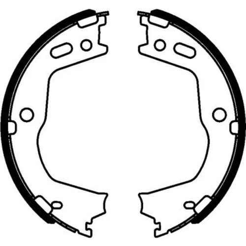 Sada brzd. čeľustí parkov. brzdy 8DA 355 050-981 /HELLA/ - obr. 1
