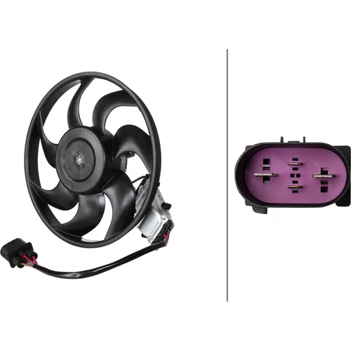 Ventilátor chladenia motora HELLA 8EW 366 420-531