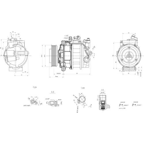 Kompresor klimatizácie 8FK 366 200-201 /HELLA/ - obr. 5