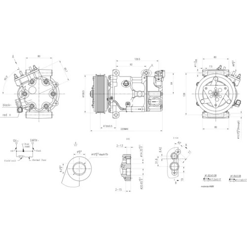 Kompresor klimatizácie 8FK 366 200-891 /HELLA/ - obr. 5