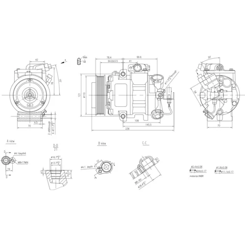 Kompresor klimatizácie 8FK 366 201-811 /HELLA/ - obr. 5