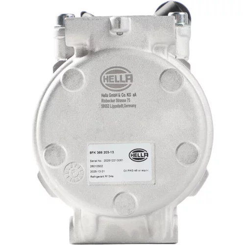 Kompresor klimatizácie 8FK 366 203-131 /HELLA/ - obr. 2