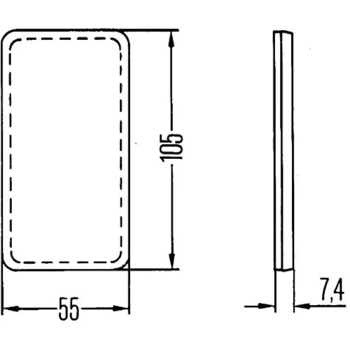 Odrazka 8RB 004 713-001 /HELLA/ - obr. 1