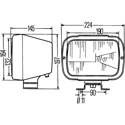 Hlavný svetlomet 1AE 004 234-001 /HELLA/ - obr. 2