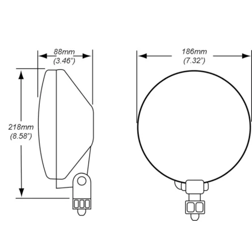 Diaľkový svetlomet 1F7 010 032-801 /HELLA/ - obr. 3