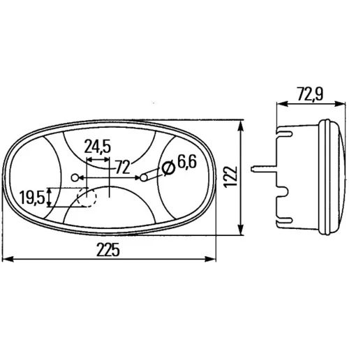 Zadné svetlo 2VP 343 640-051 /HELLA/ - obr. 2