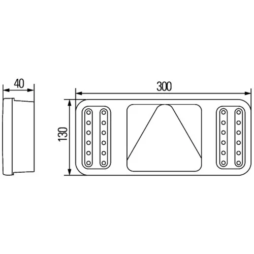 Zadné svetlo 2VP 345 900-131 /HELLA/ - obr. 2
