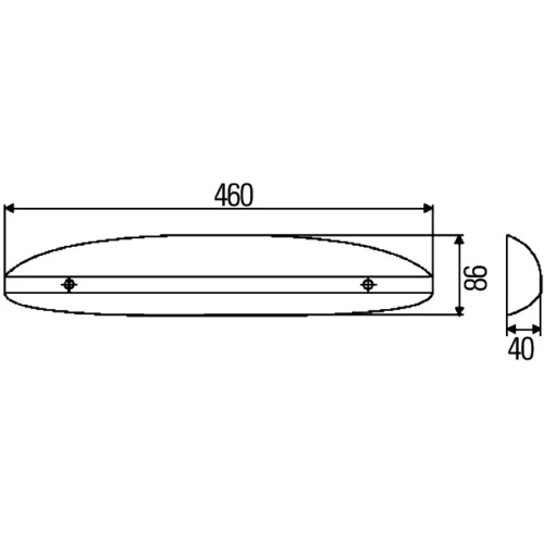Nástupné svetlo 2XT 008 929-001 /HELLA/ - obr. 1